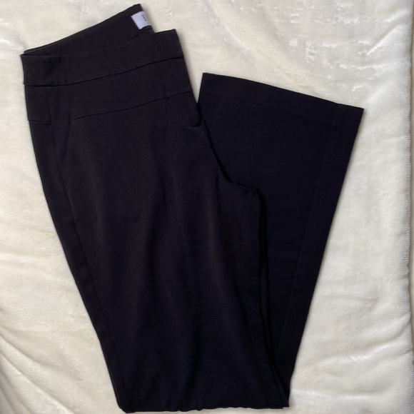 ELLE Women's Dress Pants Size 10 Black Pockets Zip Closure Like New - Picture 5 of 8